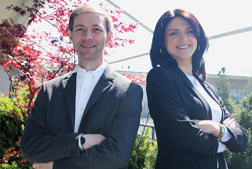 Patrick Dibowski und Lena Falk